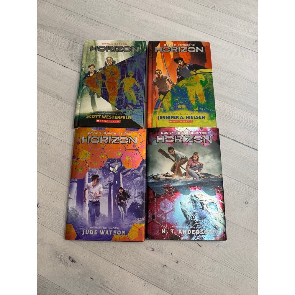 Horizon Book Series Lot 1-4 Westerfeld Nielsen Watson Anderson Sci-Fi Hardcover